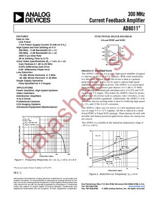 AD8011AR-REEL datasheet  